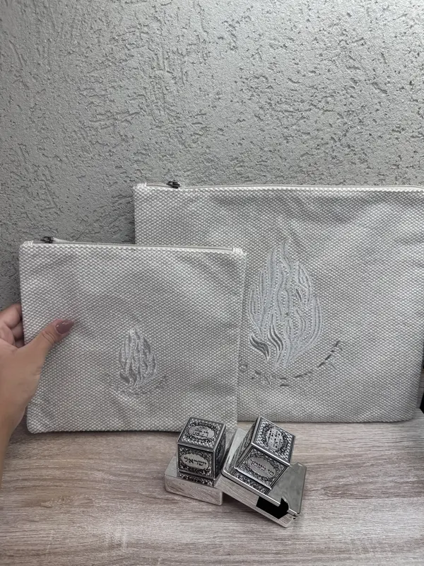 כיסויים דגם " האש שלי " אפור