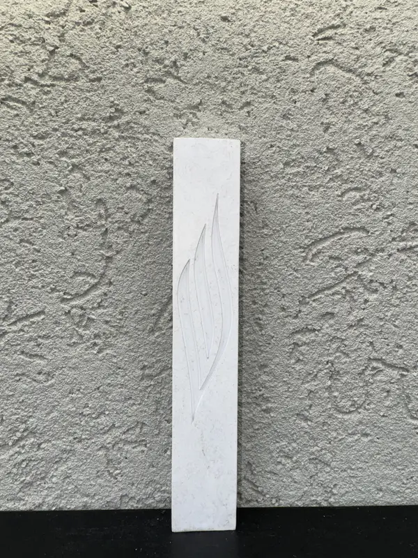 בית מזוזה צבע שמנת