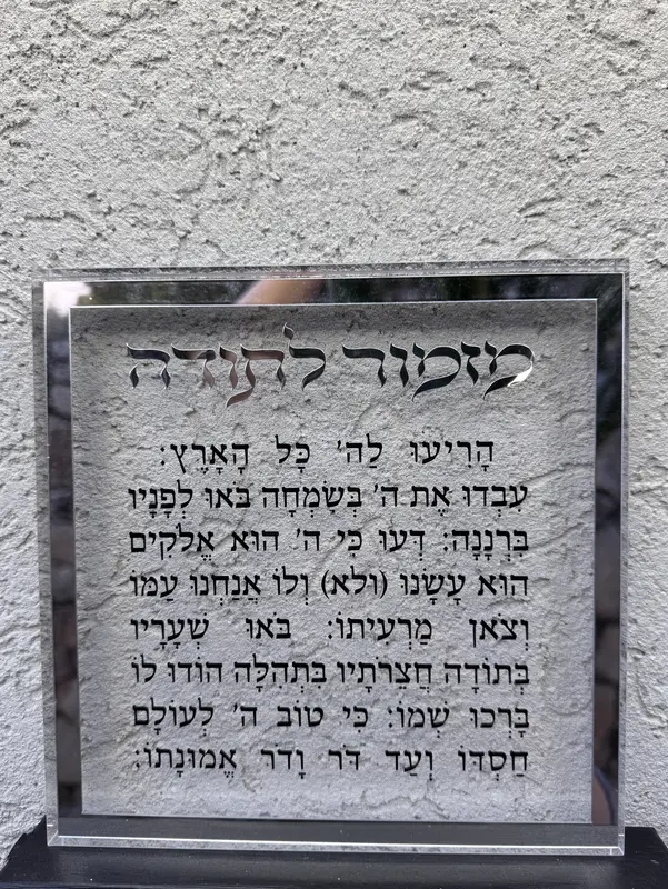 מזמור לתודה אקרילי " פרספקט " .