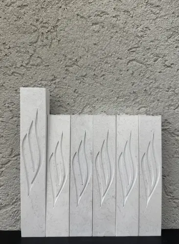 סט בתי מזוזה צבע שמנת 5+1