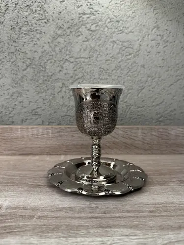 כוס קידוש דגם " חומות ירושלים "
